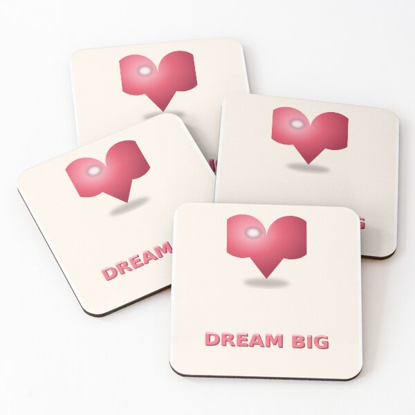 Item preview, Dream Big Glossy 3D Heart designed and sold by kd2010.