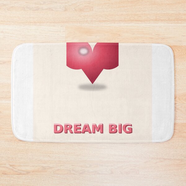 Item preview, Dream Big Glossy 3D Heart designed and sold by kd2010.