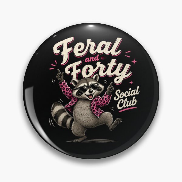 Item preview, Feral and Forty Social Club  designed and sold by TheEndDesign.