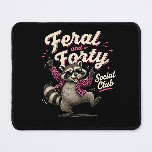 Item preview, Feral and Forty Social Club  designed and sold by TheEndDesign.