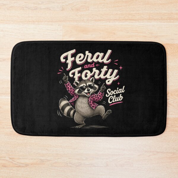 Item preview, Feral and Forty Social Club  designed and sold by TheEndDesign.