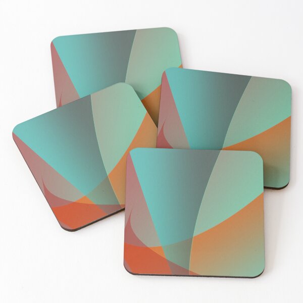 Item preview, Abstract Waves Boho Chic Pastel Style designed and sold by danart7.