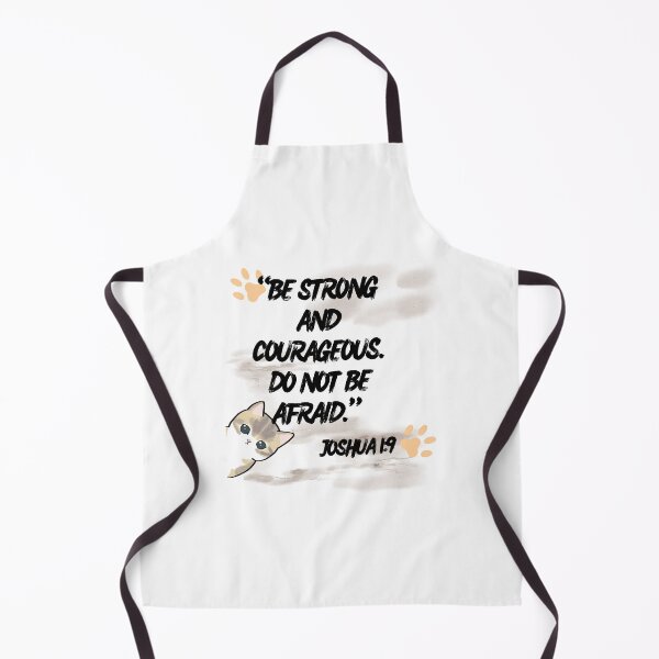 Item preview, Christian Bible Verse Joshua 1 9 Cat designed and sold by WelLarsDigitals.