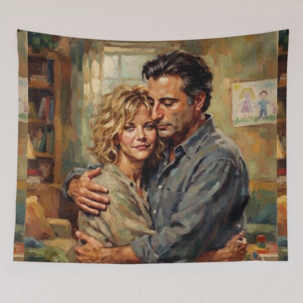 Item preview, When a Man Loves a Woman Romantic Drama Fine Art Tribute designed and sold by Art's Diner.