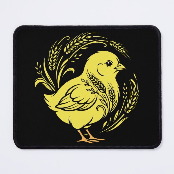 Item preview, Cute Baby Chick Wheat Vector Stencil Art designed and sold by ZUMERI.