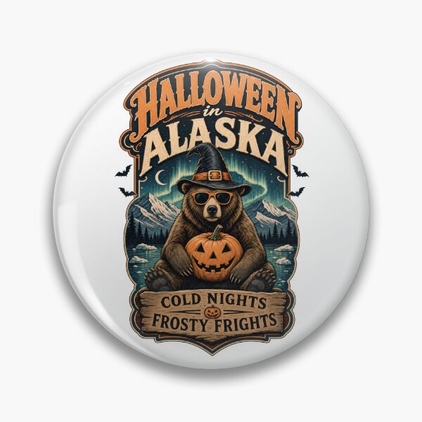 Item preview, Halloween in Alaska - Cold nights frosty frights designed and sold by ParadoxParadox.