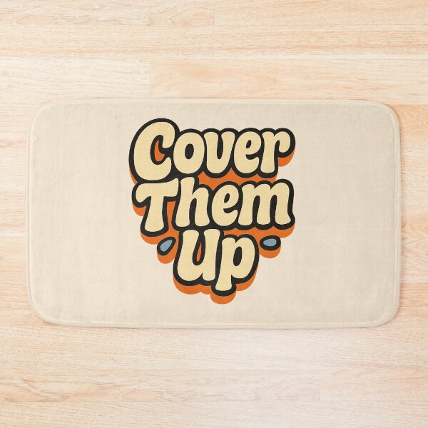 Item preview, Cover Them Up Soft Retro Garden Typography designed and sold by Ainbowz-Artwork.