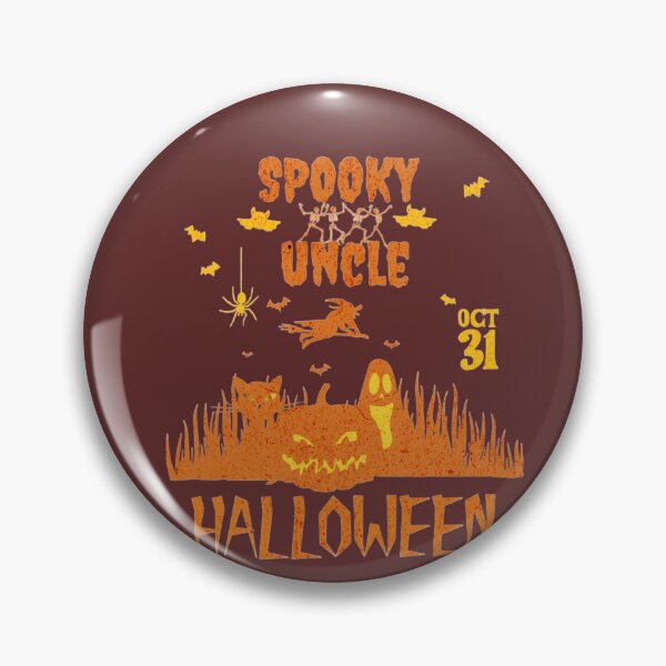 Item preview, Spooky Uncle Halloween – Cute Pumpkin Ghost Halloween Design designed and sold by MOCH- ART.