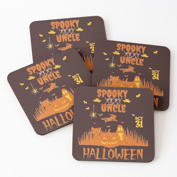 Item preview, Spooky Uncle Halloween – Cute Pumpkin Ghost Halloween Design designed and sold by MOCH- ART.