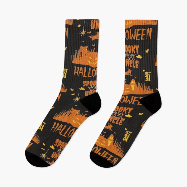 Item preview, Spooky Uncle Halloween – Cute Pumpkin Ghost Halloween Design designed and sold by MOCH- ART.
