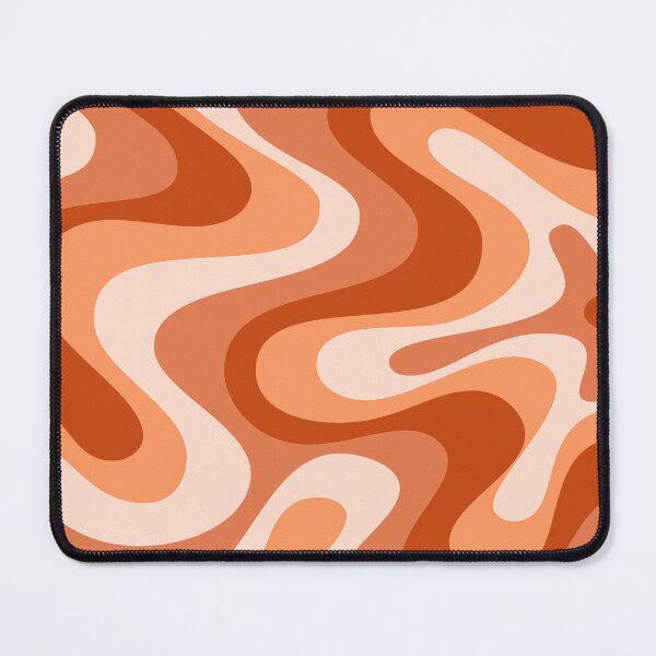 Item preview, Liquid Swirl Retro Abstract in oranges tones, Cream, and White designed and sold by Differenceee.