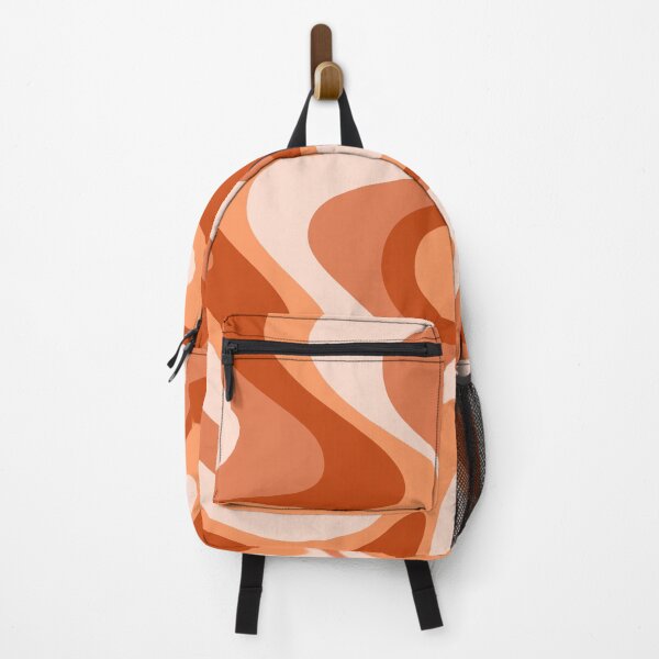 Item preview, Liquid Swirl Retro Abstract in oranges tones, Cream, and White designed and sold by Differenceee.