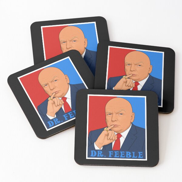 Item preview, Dr Feeble Funny Political Satire Caricature designed and sold by EthosWear.