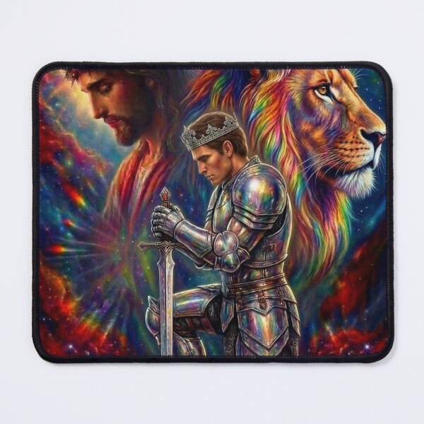 Item preview, Armor of God: Praying in The Spirit (Brunette Warrior Man) designed and sold by Tracie J.