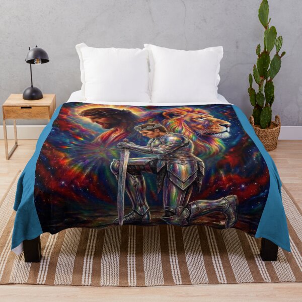 Item preview, Armor of God: Praying in The Spirit (Brunette Warrior Man) designed and sold by Tracie J.