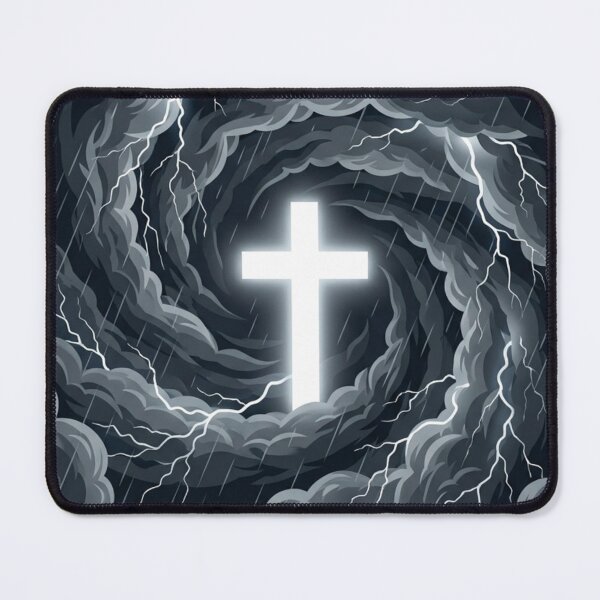Item preview, Bright Cross in the Midst of the Storm designed and sold by MantoSagrado.