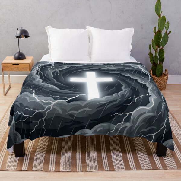 Item preview, Bright Cross in the Midst of the Storm designed and sold by MantoSagrado.