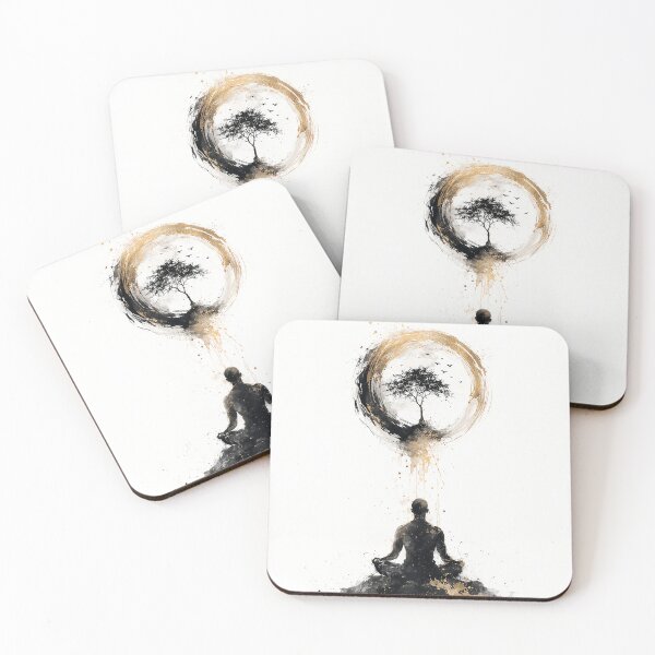 Item preview, Within the Sacred Circle – Zen Meditation & Enso Tree Art designed and sold by SacredLensV.