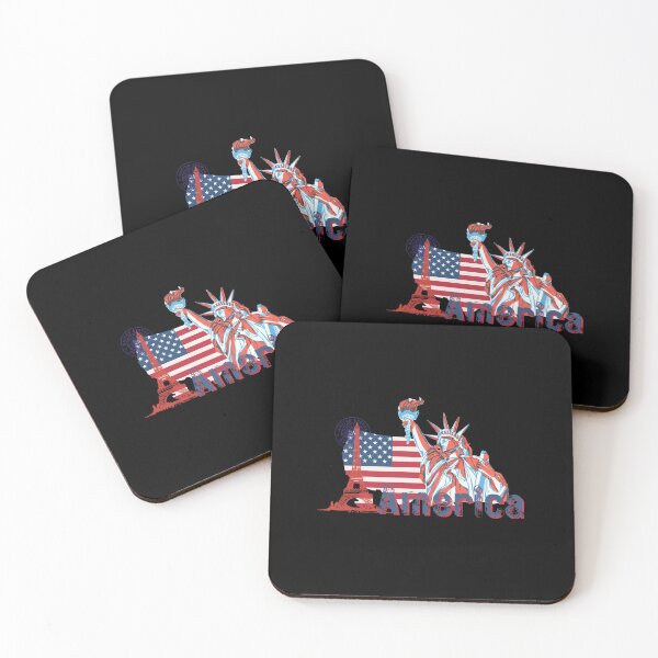 Item preview, Vintage USA Flag Statue of Liberty Patriotic designed and sold by Harsha Pinjani.