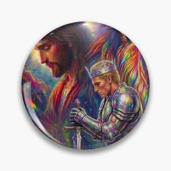 Item preview, Armor of God: Praying in The Spirit (Blonde Warrior Man) designed and sold by Tracie J.