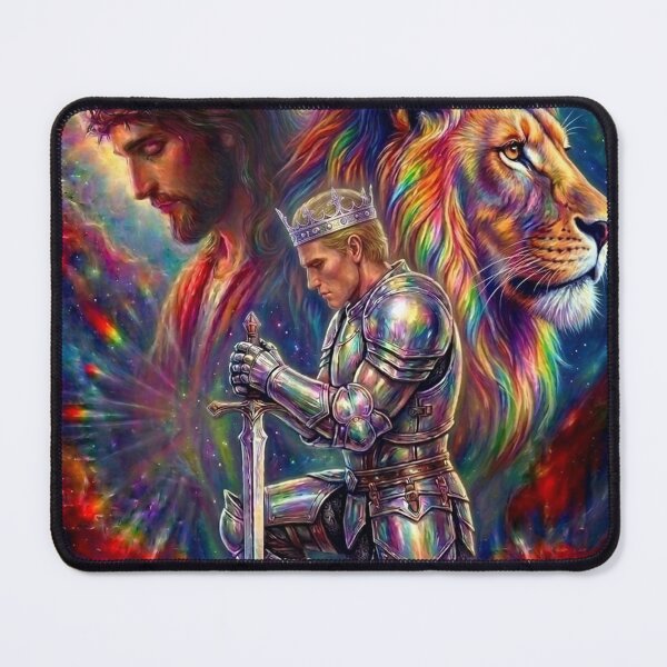 Item preview, Armor of God: Praying in The Spirit (Blonde Warrior Man) designed and sold by Tracie J.