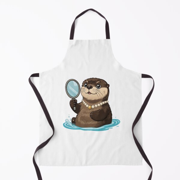 Item preview, Glamorous Otter Funny Mirror Pun designed and sold by MOSIDRIP™.