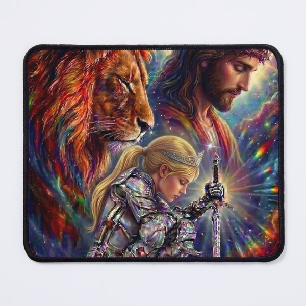 Item preview, Armor of God: Praying in The Spirit (Blonde Warrior Woman) designed and sold by Tracie J.