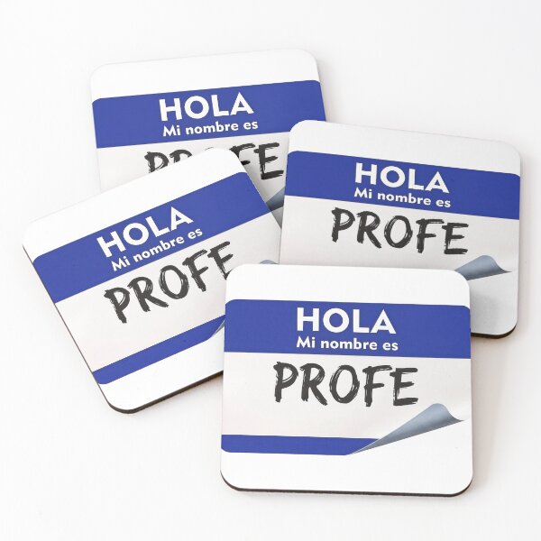 Aperçu de l'œuvre Professeur d'espagnol Profe Hispanic Mi Nombre Mon nom est Latino Citations espagnoles créée et vendue par hispanicworld.
