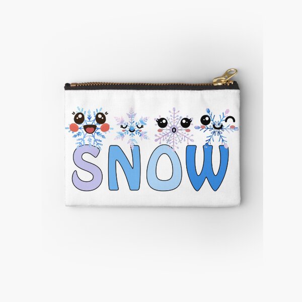 Item preview, Minimalist Cute Blue Snowflakes - Winter Aesthetic designed and sold by SunandShade.
