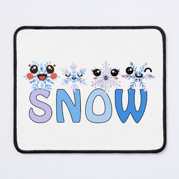 Item preview, Minimalist Cute Blue Snowflakes - Winter Aesthetic designed and sold by SunandShade.