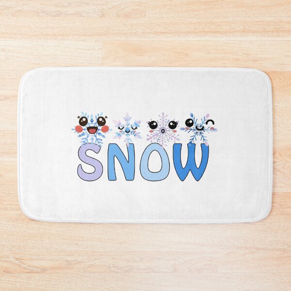 Item preview, Minimalist Cute Blue Snowflakes - Winter Aesthetic designed and sold by SunandShade.