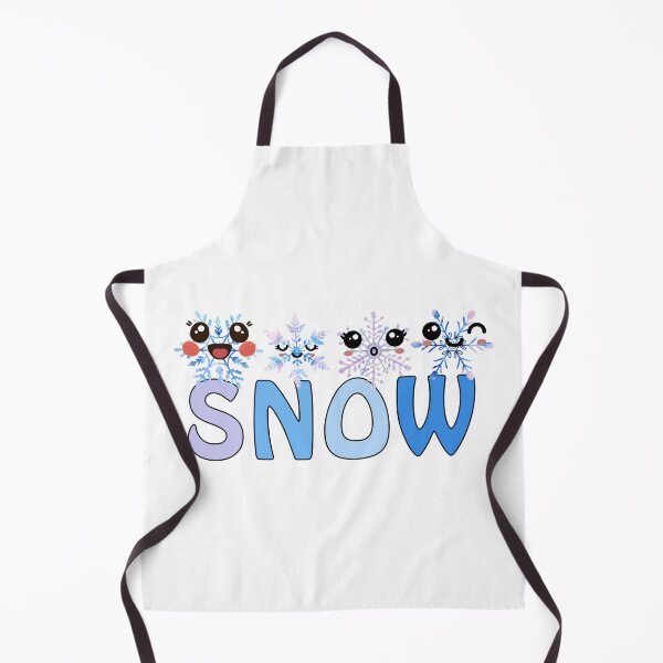 Item preview, Minimalist Cute Blue Snowflakes - Winter Aesthetic designed and sold by SunandShade.