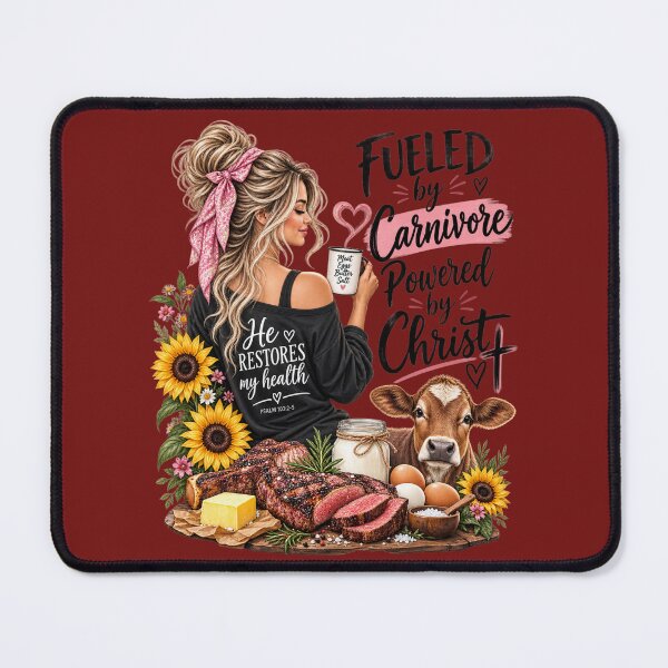 Item preview, FUELED BY CARNIVORE POWERED BY CHRIST designed and sold by CarnivoreGifts.