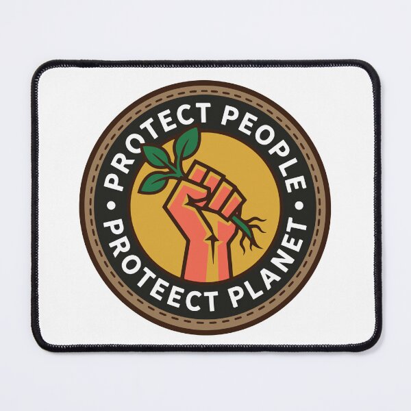 Item preview, Protect People Protect Planet Fist designed and sold by AliveStyle.