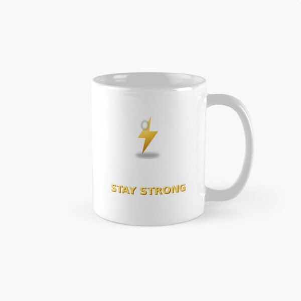 Item preview, Stay Strong Glossy 3D Lightning Bolt designed and sold by kd2010.