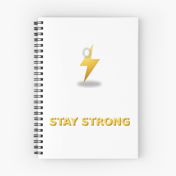 Item preview, Stay Strong Glossy 3D Lightning Bolt designed and sold by kd2010.
