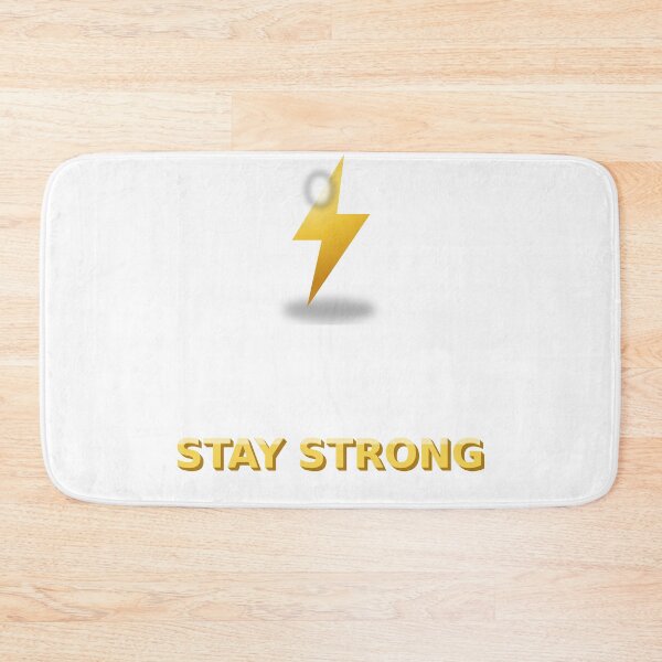 Item preview, Stay Strong Glossy 3D Lightning Bolt designed and sold by kd2010.