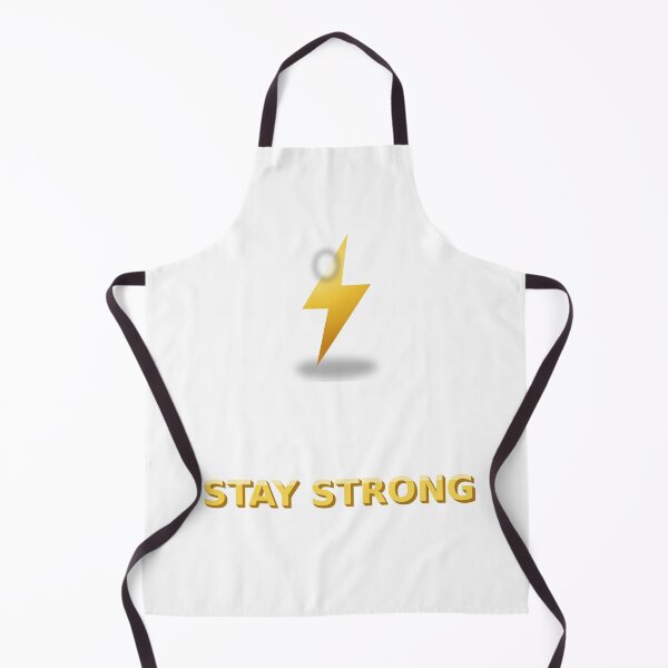 Item preview, Stay Strong Glossy 3D Lightning Bolt designed and sold by kd2010.