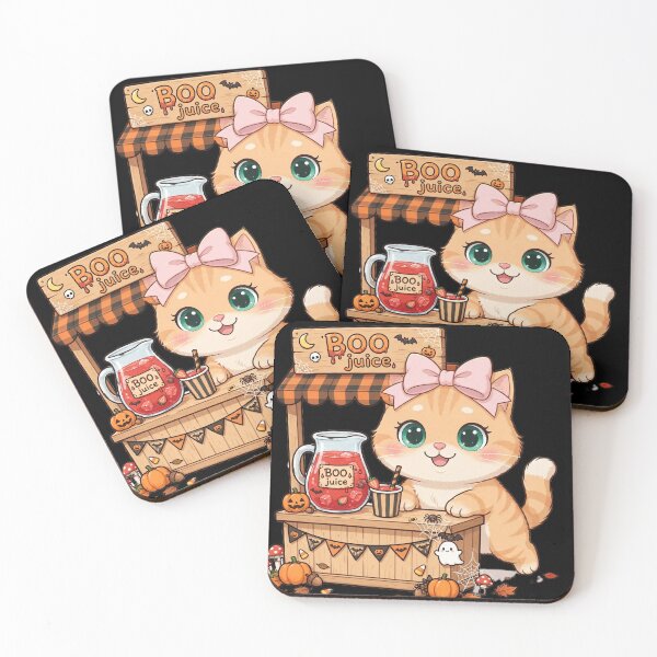 Item preview, Cute Boo Juice Cat Halloween Stand designed and sold by Moody Vibes Studio.