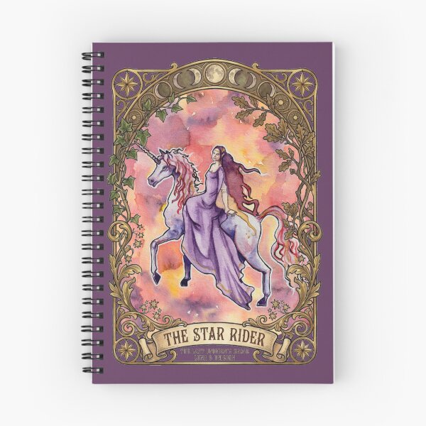 Item preview, The Star Rider, Vintage Celestial Unicorn and Fairytale Goddess designed and sold by esmavart.
