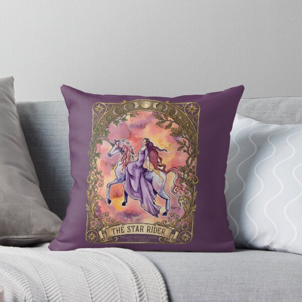 Item preview, The Star Rider, Vintage Celestial Unicorn and Fairytale Goddess designed and sold by esmavart.