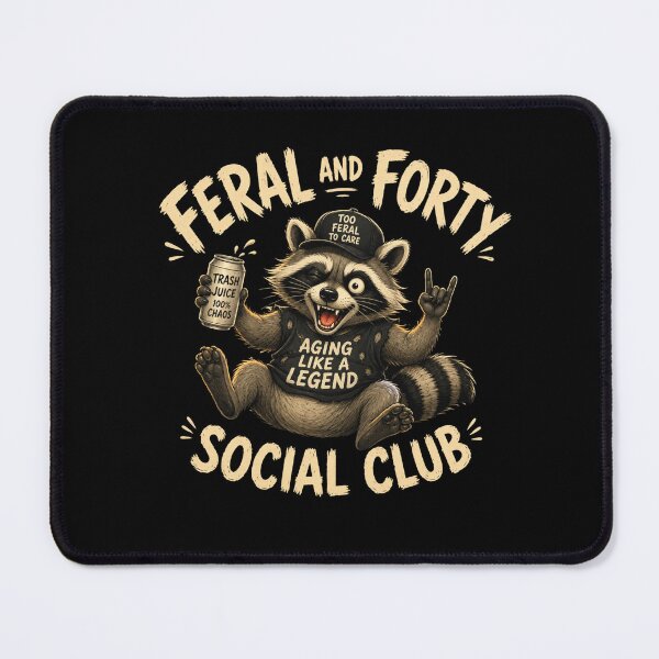Item preview, Feral and Forty Social Club  designed and sold by TheEndDesign.