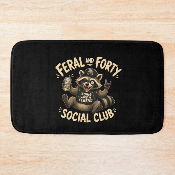 Item preview, Feral and Forty Social Club  designed and sold by TheEndDesign.