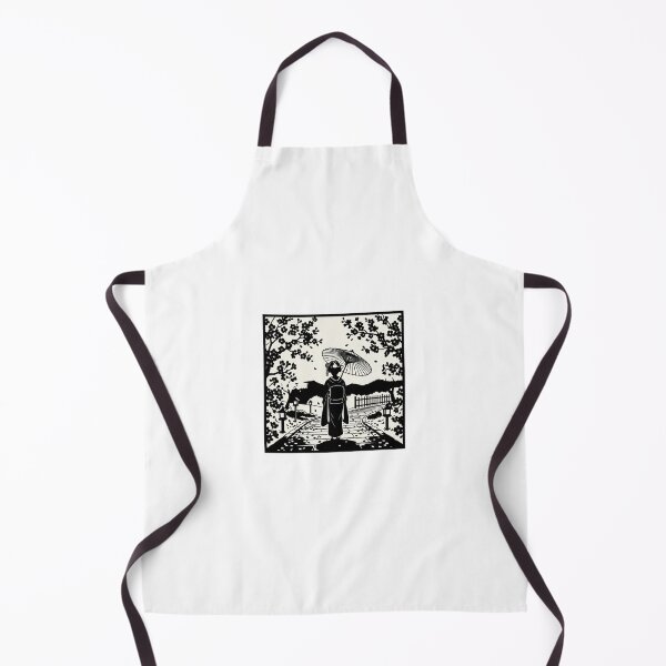 Item preview, Japanese Woodblock Woman with Parasol designed and sold by itotoiro design.