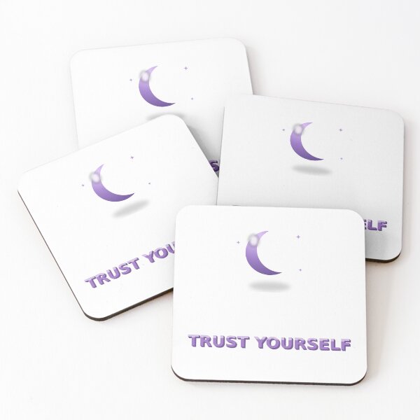 Item preview, Trust Yourself Glossy 3D Crescent Moon designed and sold by kd2010.