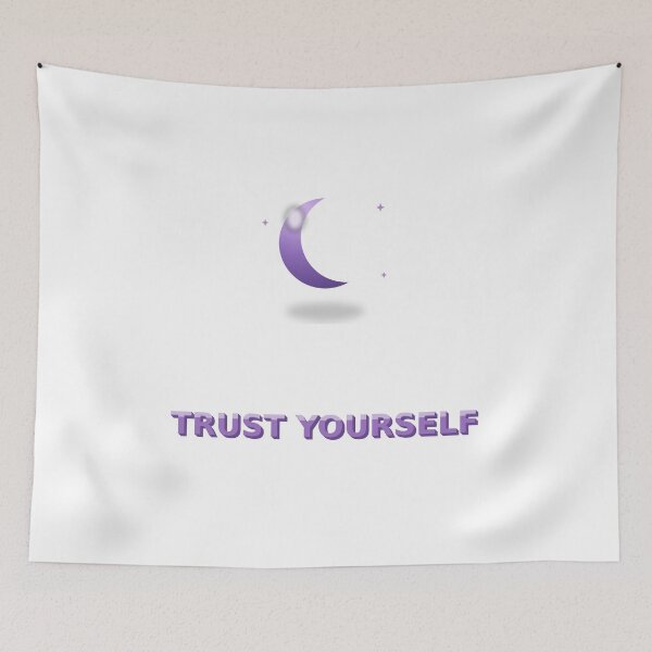 Item preview, Trust Yourself Glossy 3D Crescent Moon designed and sold by kd2010.