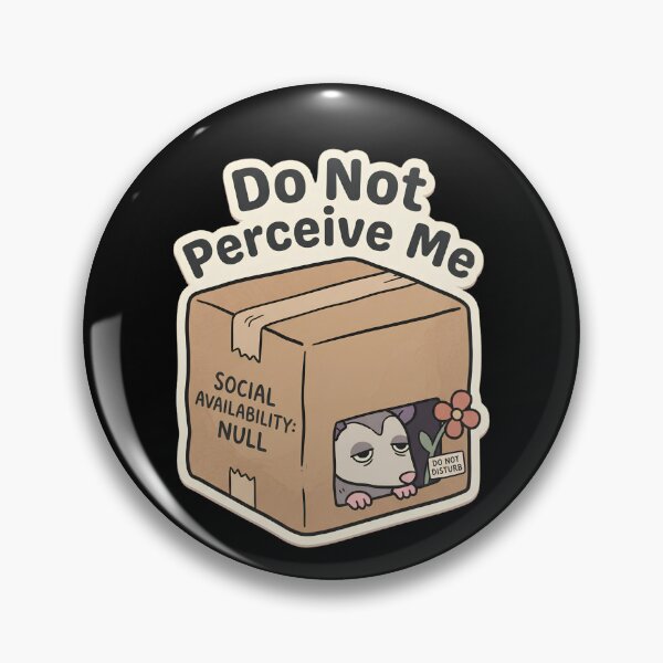 Item preview, Do Not Perceive Me Possum | Cute Sleeping Opossum Kawaii Art social availability = null  designed and sold by kuwagatamushi.