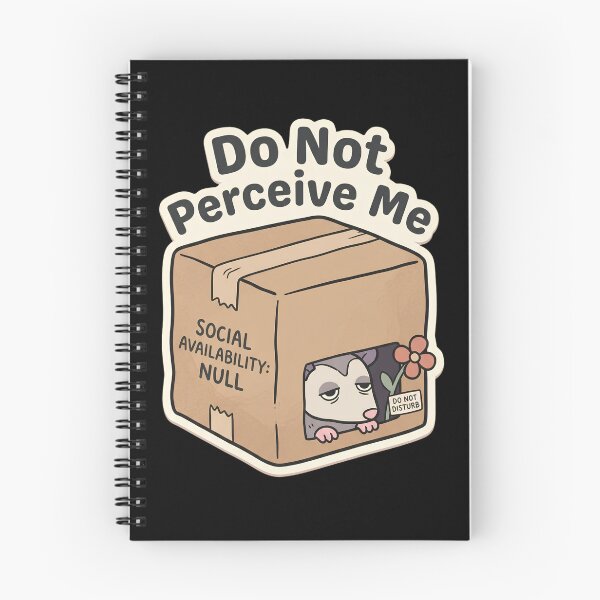 Item preview, Do Not Perceive Me Possum | Cute Sleeping Opossum Kawaii Art social availability = null  designed and sold by kuwagatamushi.