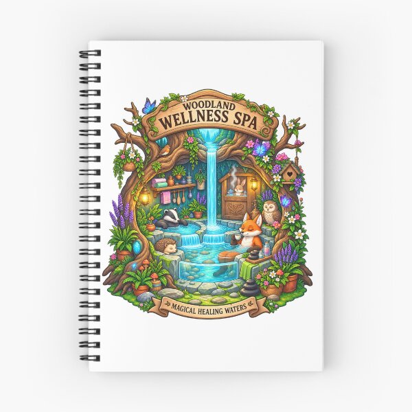 Item preview, Woodland Wellness Spa | Magical Healing Waters | Cozy Forest Animal Spa designed and sold by MrDev.