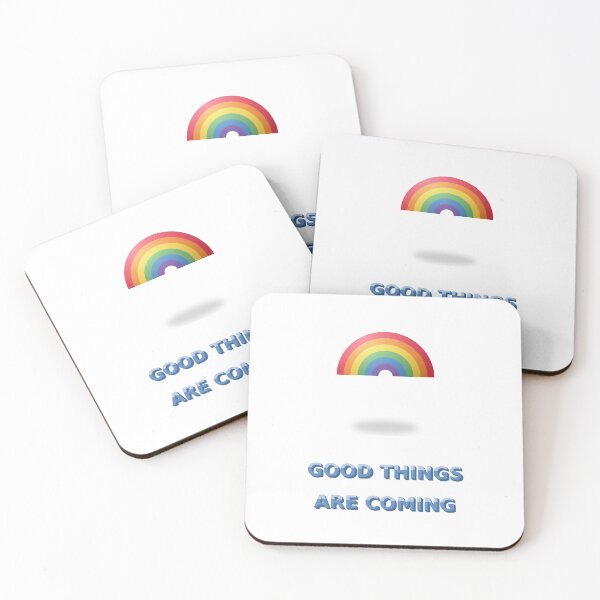 Item preview, Good Things Are Coming Glossy 3D Rainbow designed and sold by kd2010.
